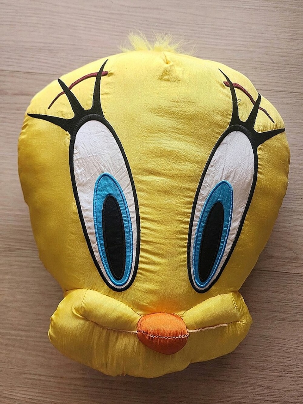 Yellow Plush Head Pillow - Decorative Plush